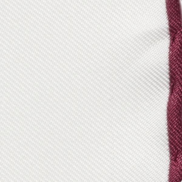 White Silk - Wine Red Edge