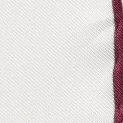 White Silk - Wine Red Edge