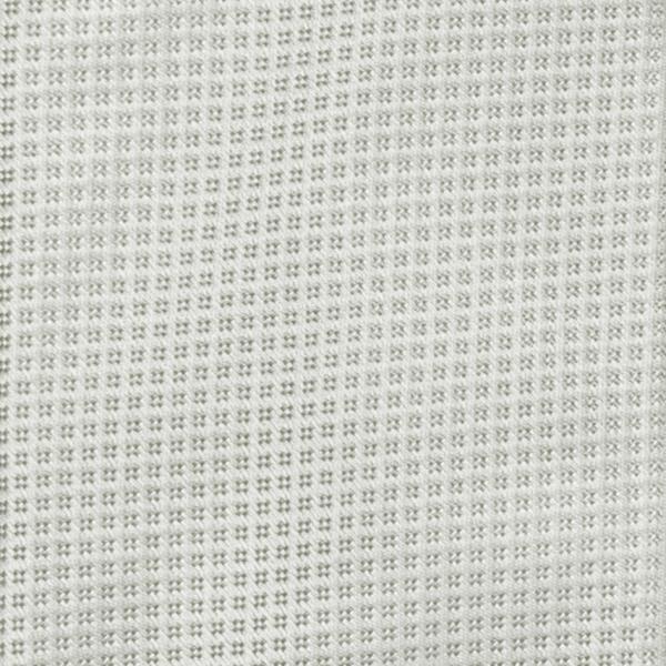 Silver Silk With Geometric Design