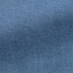 Albiate Dark Blue Washed Stretch Cotton Denim Twill