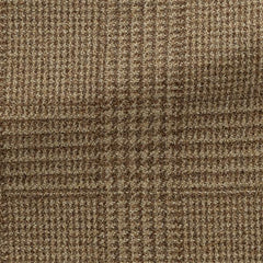 Copper-l.amber Wool-silk Glencheck