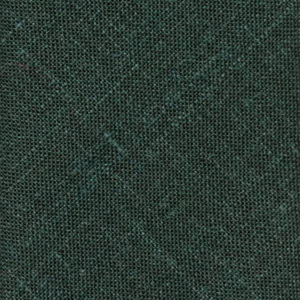 Dark Green Stretch Wool-linen Blend Plain Weave