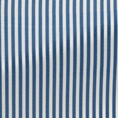 Fancy 482 Off-White Navy Blue Oxford Stripe
