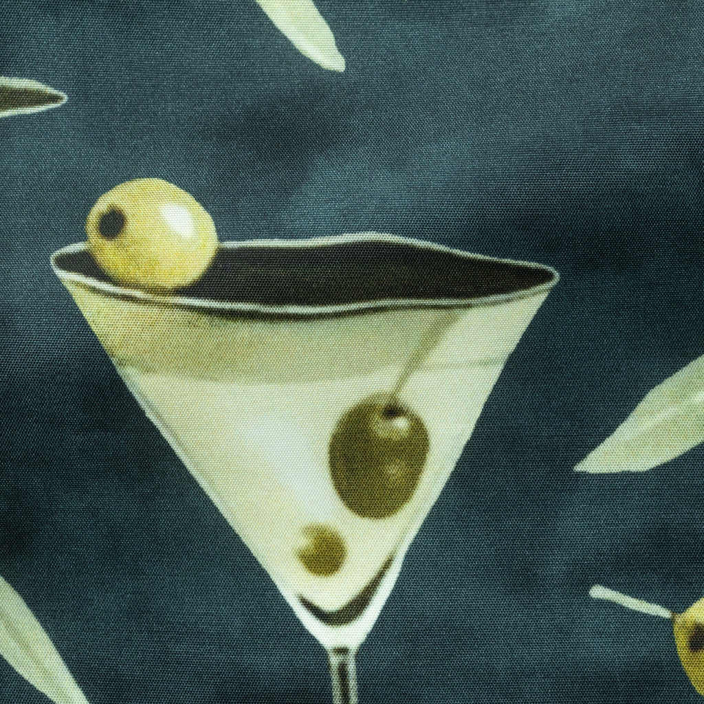 Fancy 505 Faded Petrol with Dirty Martini & Green Olives