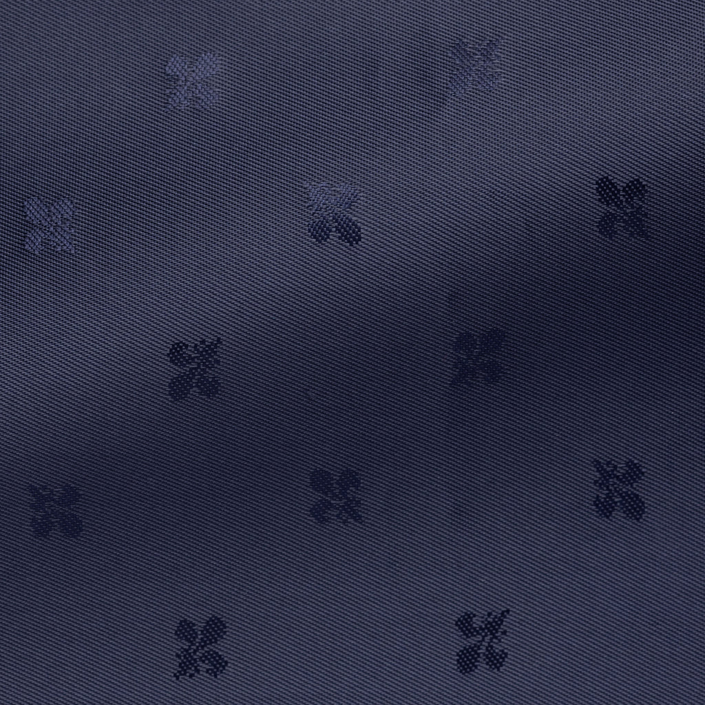 8507 Jacquard Midnight Blue Lilies