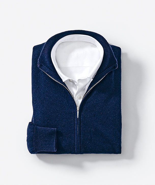 Carriagi Navy Blue Pure Cashmere