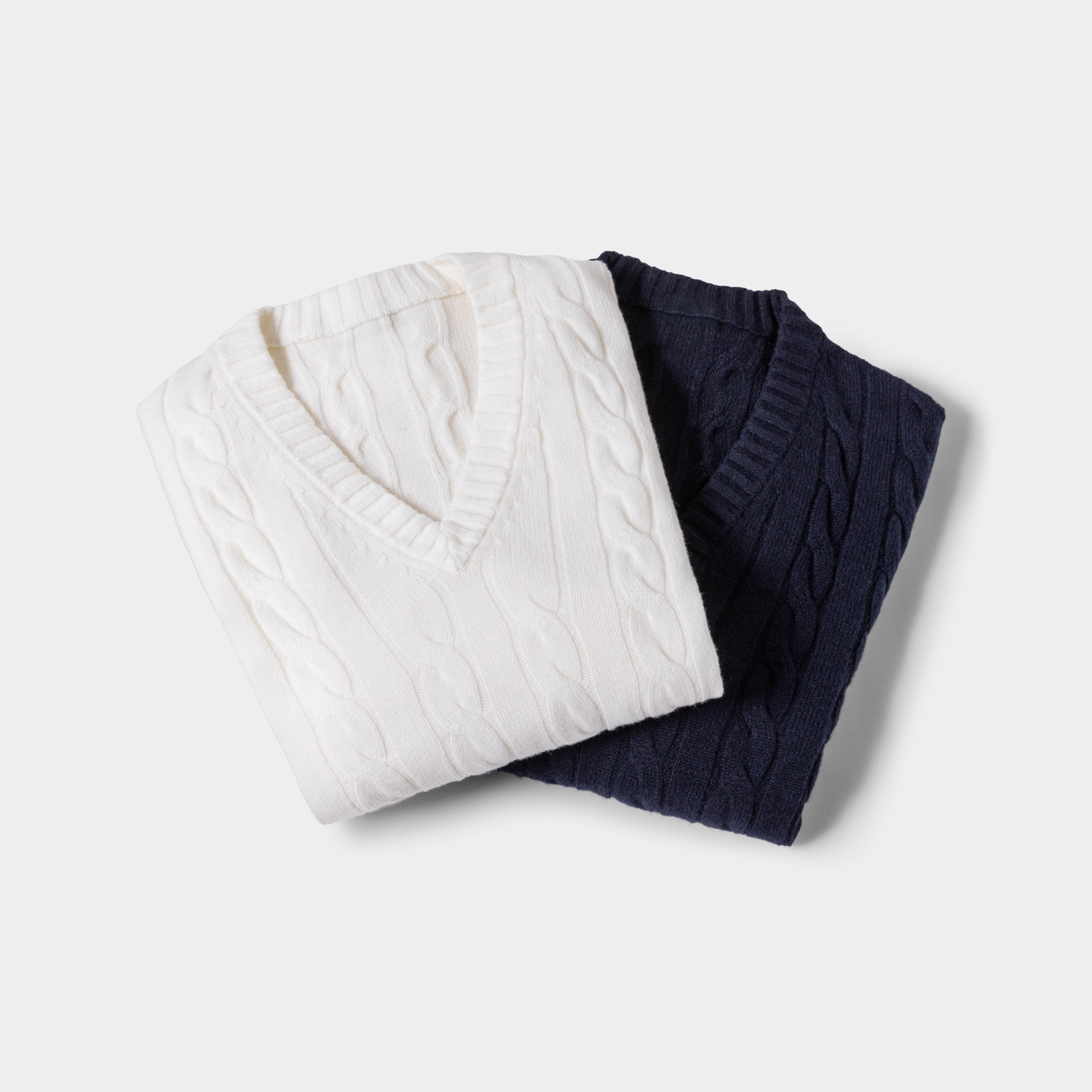 Papi Fabio Winter White Wool & Cashmere Knit