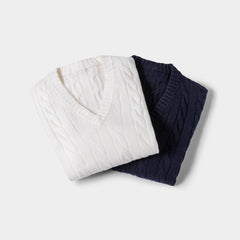 Papi Fabio Winter White Wool & Cashmere Knit