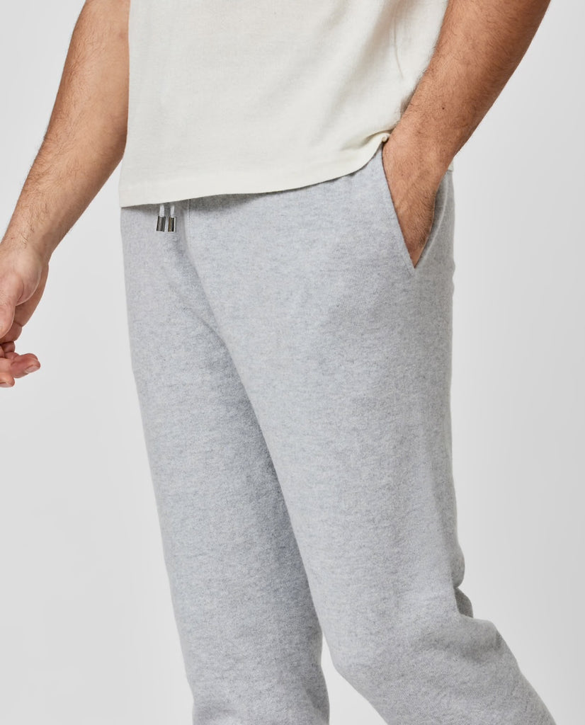 Cariaggi Light Heathered Grey Pure Cashmere Leisure Pants