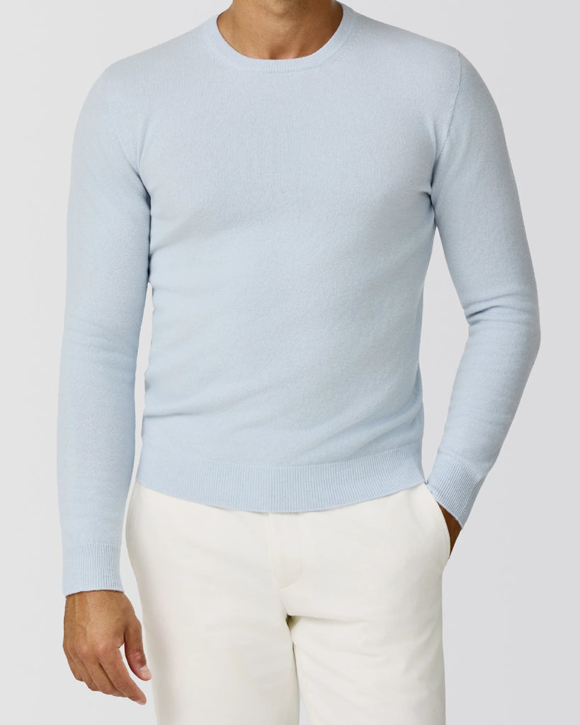 Papi Fabio Light Blue Wool & Cashmere Knit
