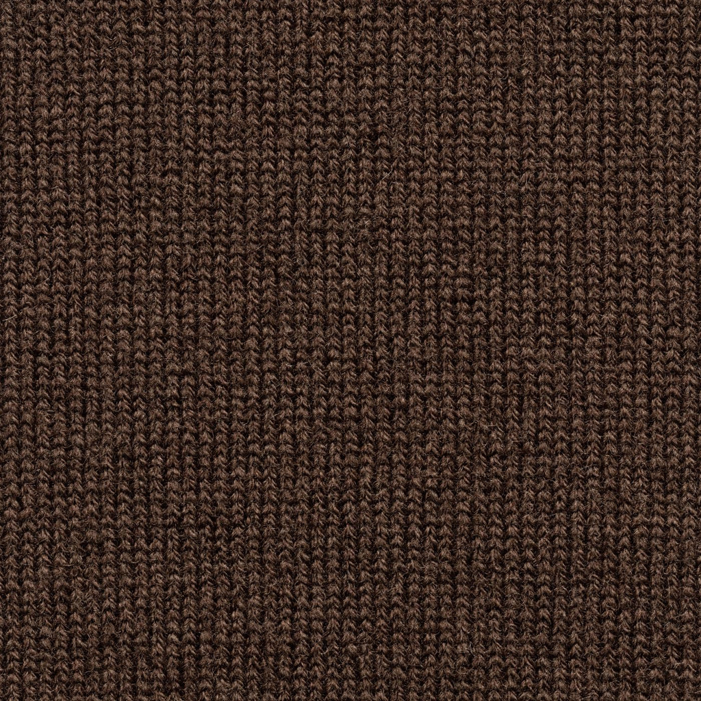 Chocolate Brown Wool Cashmere