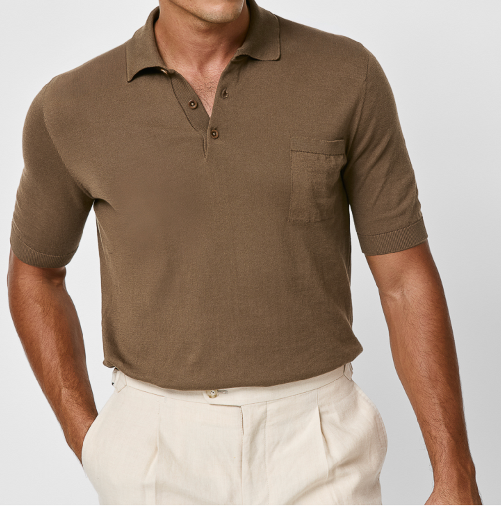 Bresciane Mocha Cotton & Silk Knit