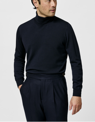 Loro Piana Midnight Blue S160 Ultra-Fine Merino Wool