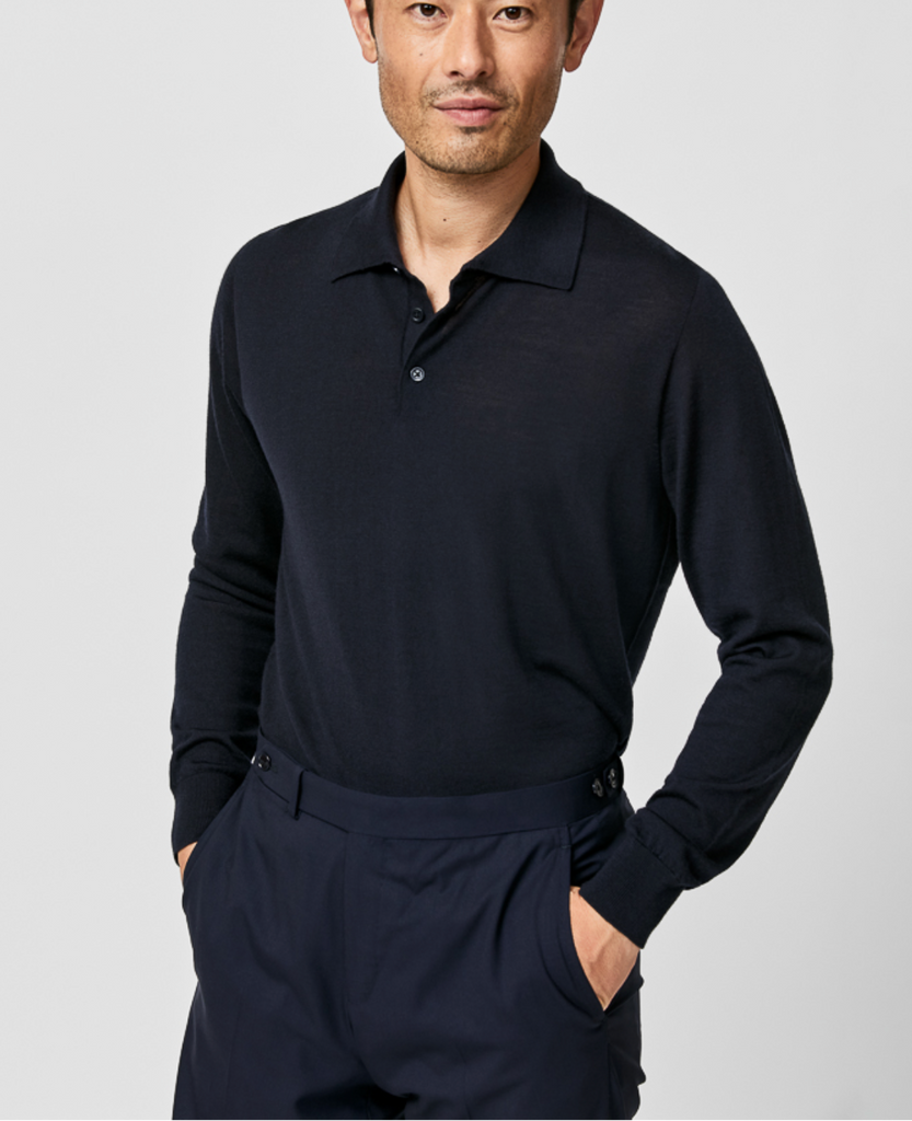 Loro Piana Midnight Blue S160 Ultra-Fine Merino Wool