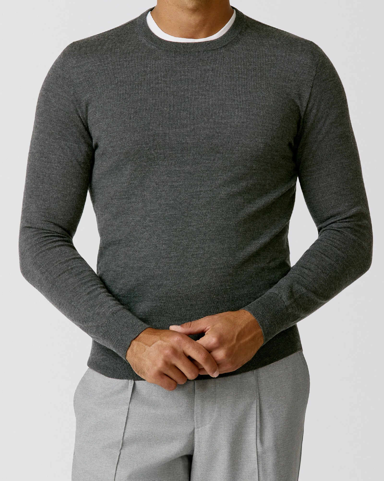 Anthracite S160 Ultra-Fine Merino Wool