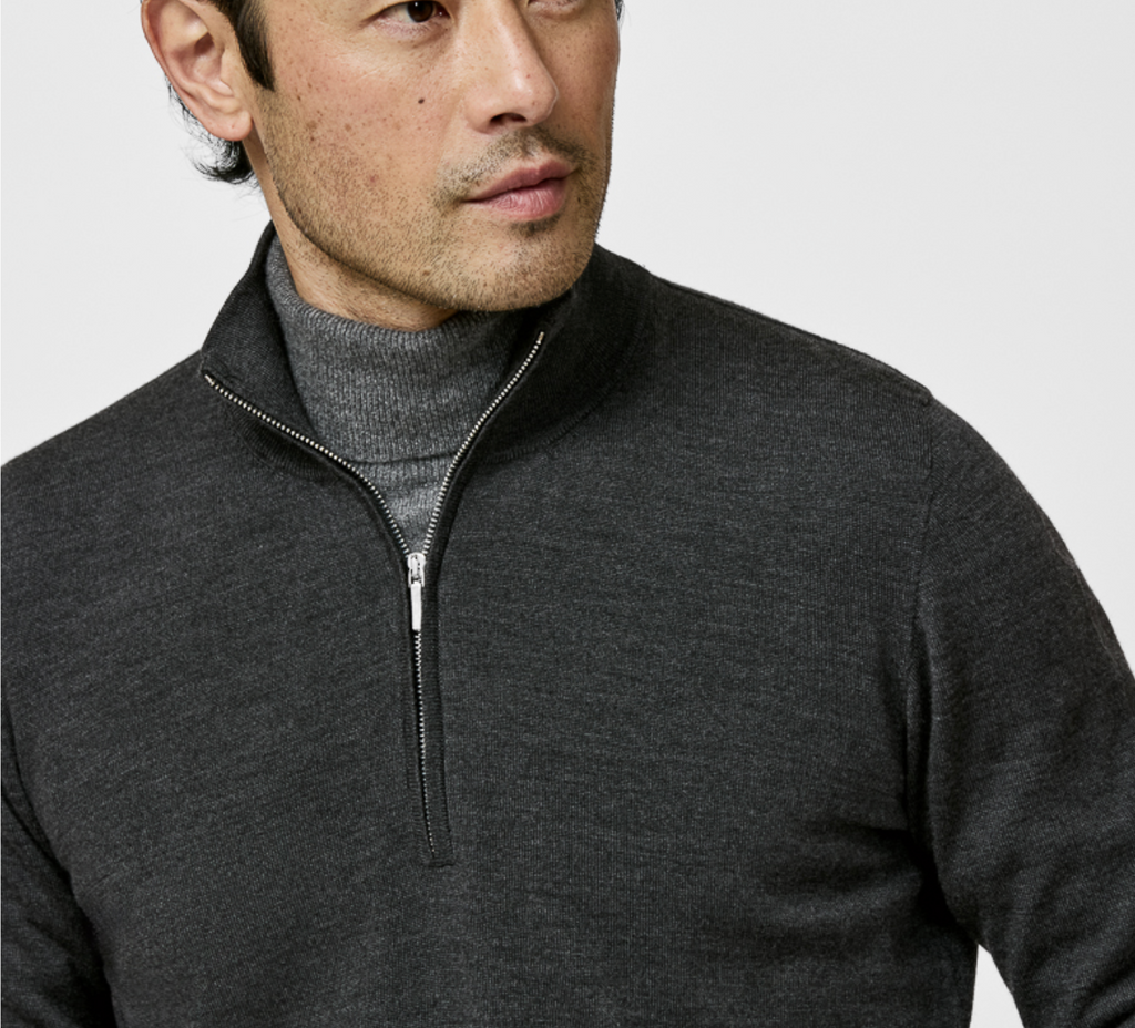 Loro Piana Anthracite S160 Ultra-Fine Merino Wool