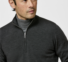 Loro Piana Anthracite S160 Ultra-Fine Merino Wool