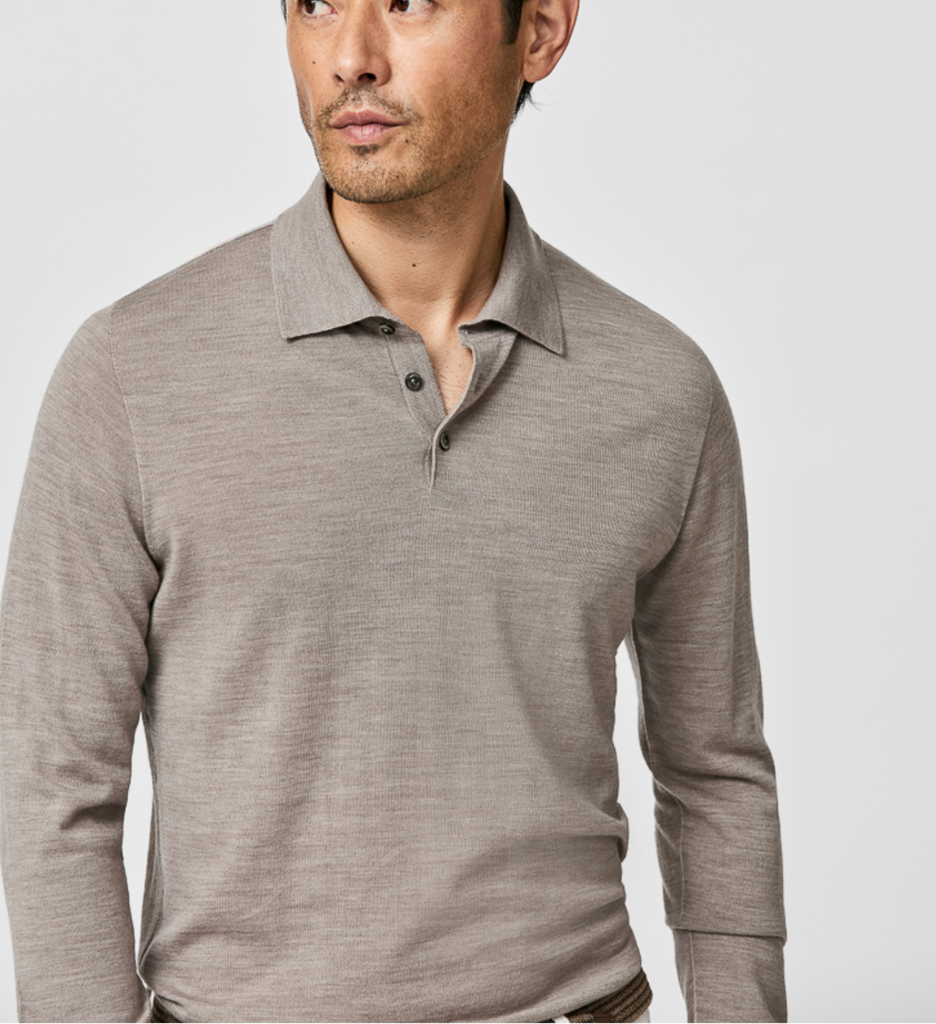 Loro Piana Taupe S160 Ultra-Fine Merino Wool