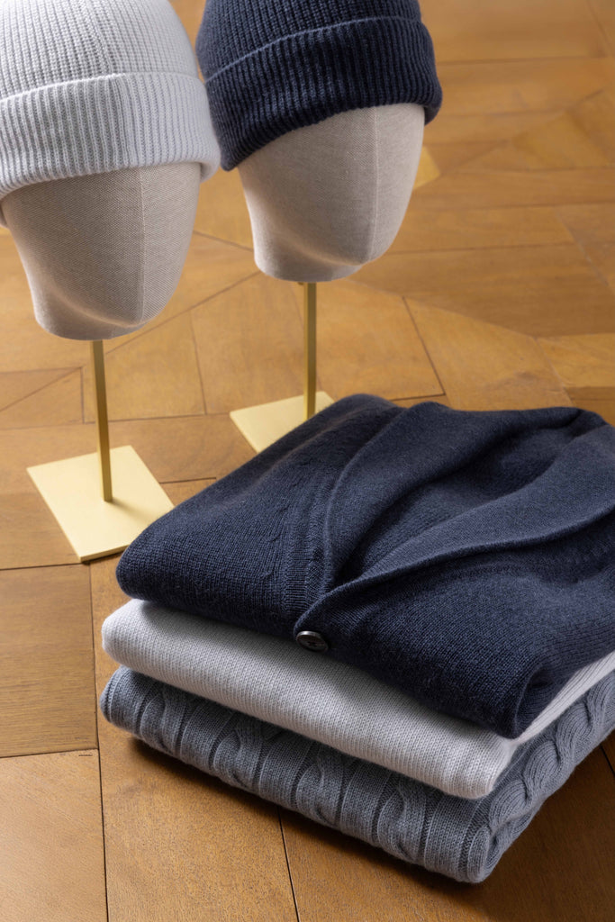 Cariaggi Ice Blue Pure Cashmere