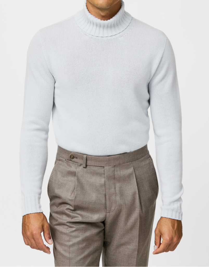 Cariaggi Ice Blue Pure Cashmere