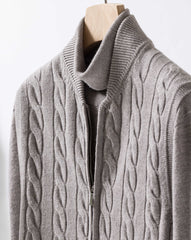 Cariaggi Warm Grey Pure Cashmere