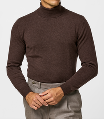 Cariaggi Chocolate Brown Pure Cashmere