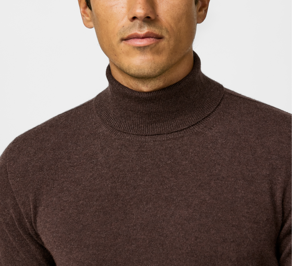 Cariaggi Chocolate Brown Pure Cashmere