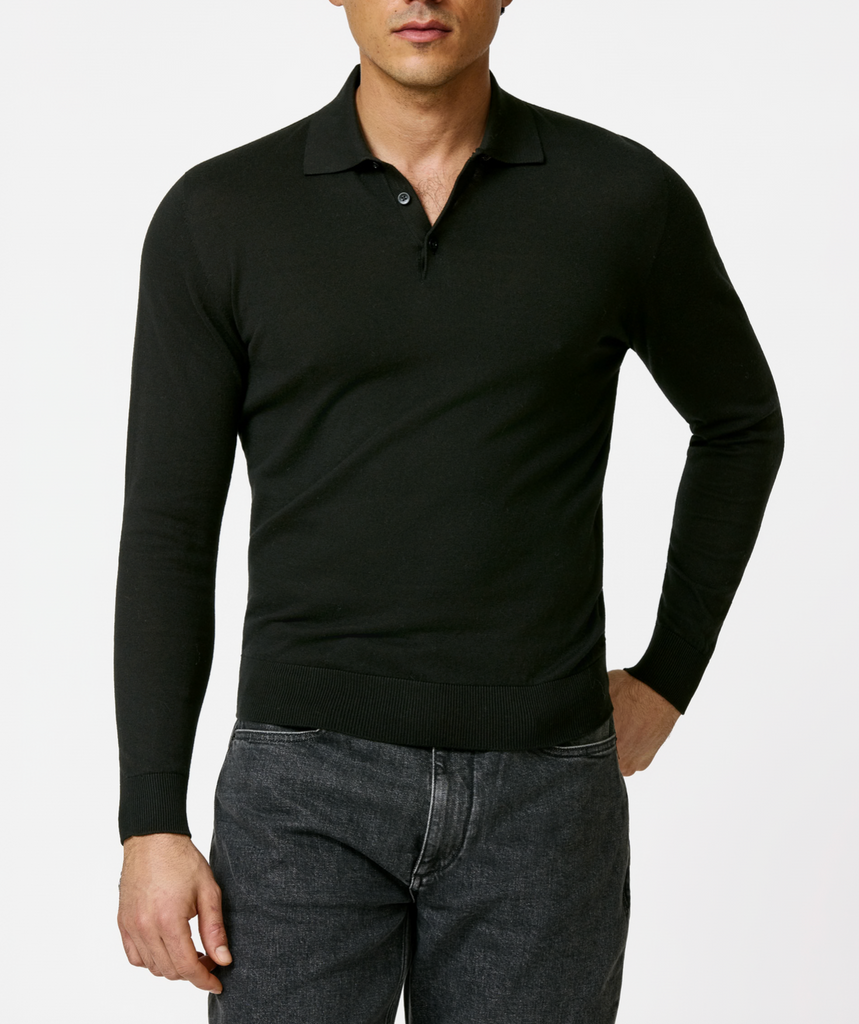 Iafil Black Ultra-Fine Pure Pima Cotton