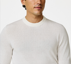 Servizi e Seta Off White Cotton & Silk Knit