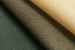 Albini Knit Mid Green Piquet Doppio Cotton