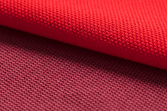 Albini Knit Mid Red Piqué Doppio Cotton