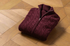 Cariaggi Wine Red Pure Cashmere