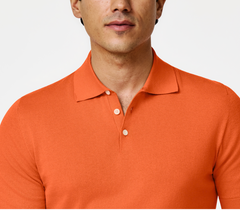Iafil Orange Ultra-Fine Pure Pima Cotton