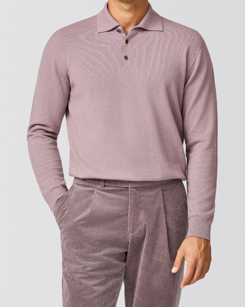 Cariaggi Ash Pink Pure Cashmere