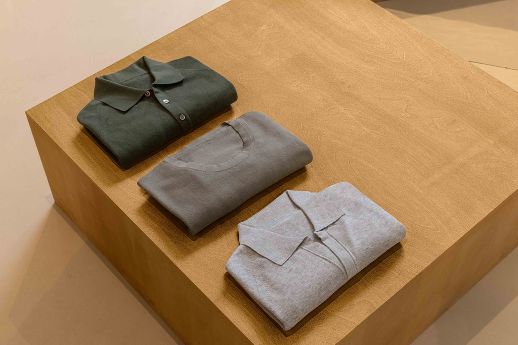 Iafil Olive Melange Ultra-Fine Pure Pima Cotton