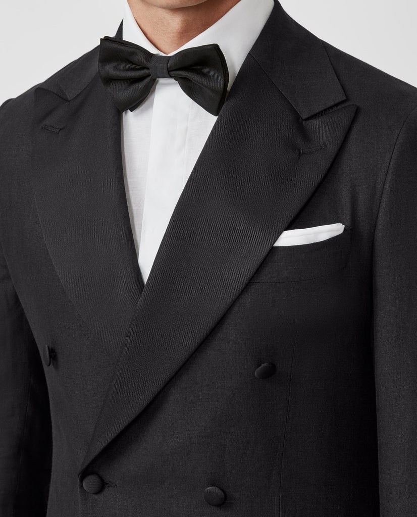 Libeco Black Pure Linen Plain Weave