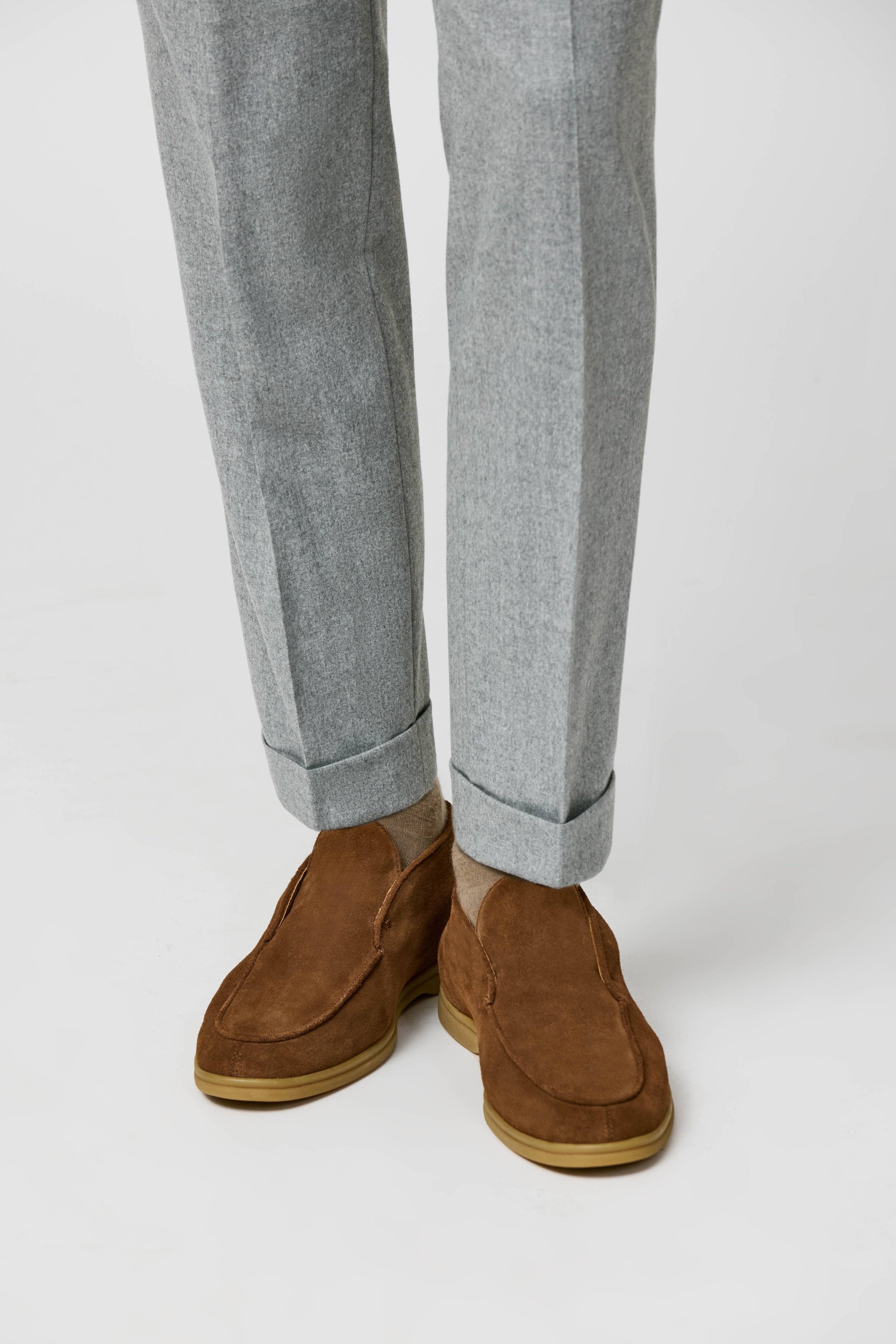 City Loafer Mid Top Suede Tobacco