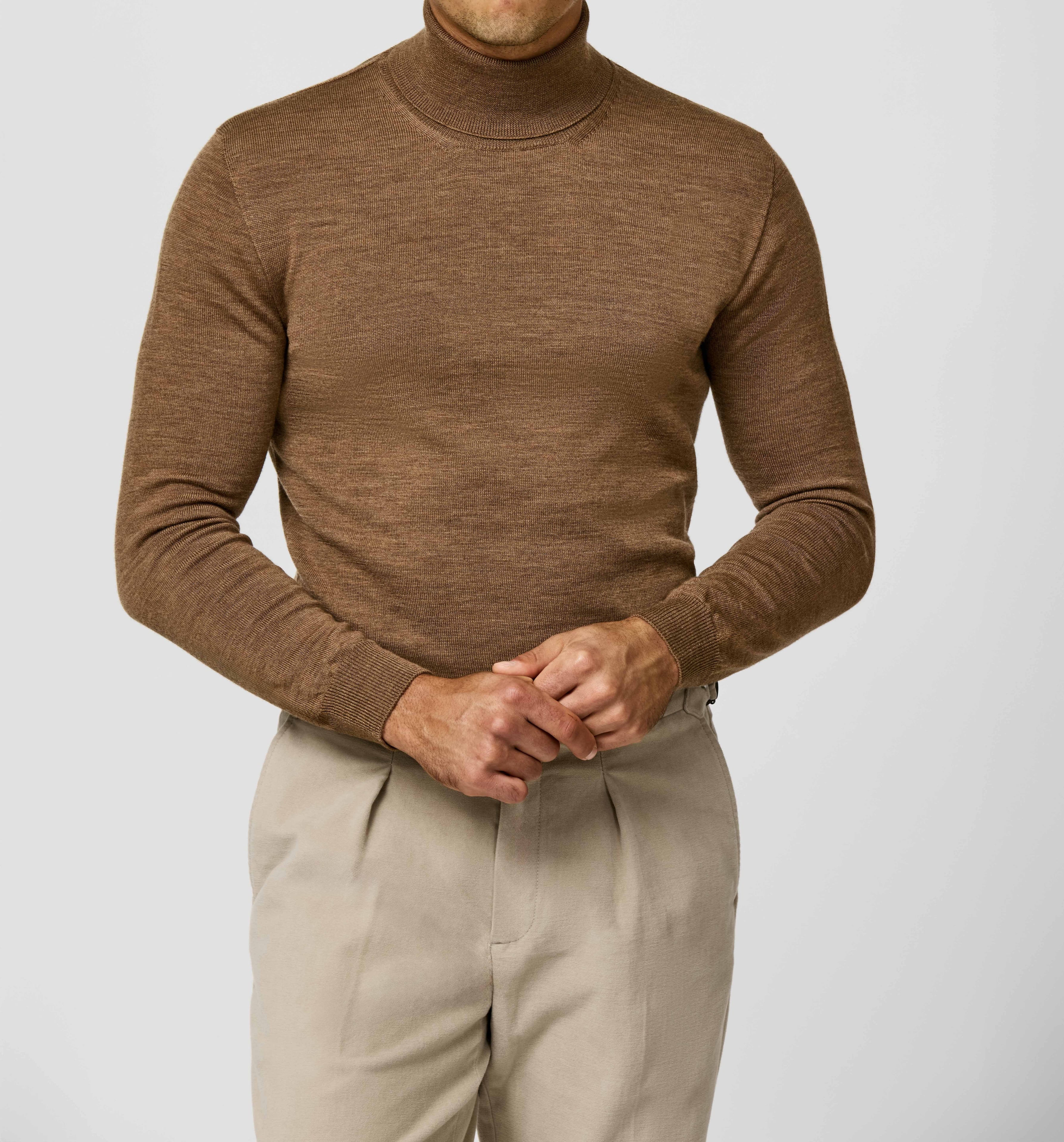 Cariaggi Chocolate Brown Pure Cashmere