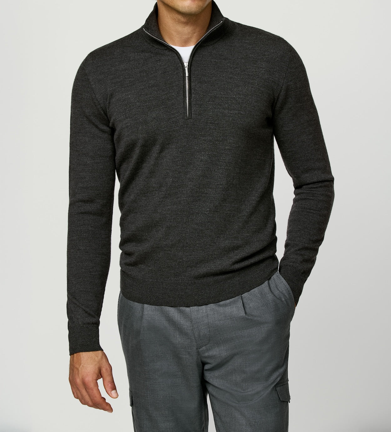 Anthracite S160 Ultra-Fine Merino Wool