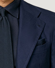 Midnight Blue Pure Silk Grenadine Tie