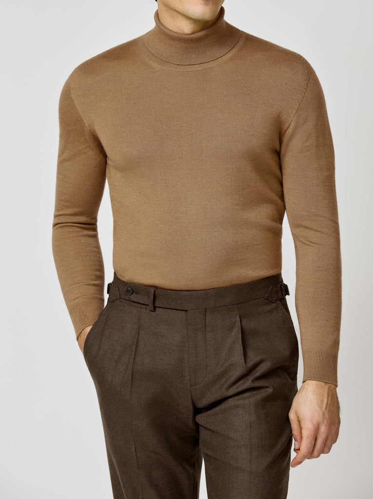 Cariaggi Camel Cashmere & Silk