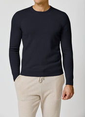 Papi Fabio Midnight Blue Wool & Cashmere