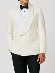 Barberis Canonico Off White Flannel S120 Merino Wool with Natural Stretch