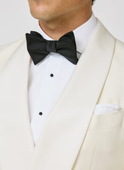 Bow Tie Ottoman Black