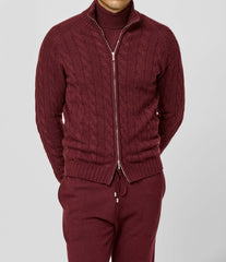 Cariaggi Wine Red Pure Cashmere