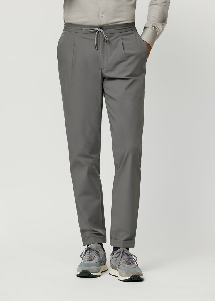 Trousers Olmetex Steel Grey Water-Repellent Technical Stretch