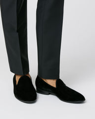 Barberis Canonico Tropical Merino Wool & Mohair Black