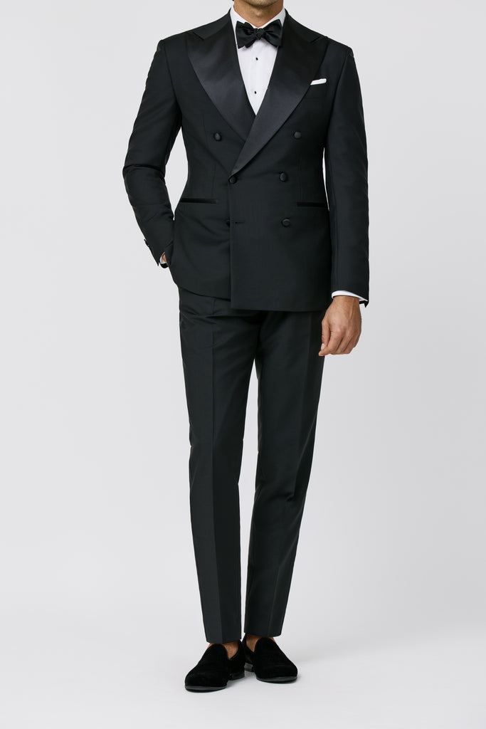 Barberis Canonico Tropical Merino Wool & Mohair Black