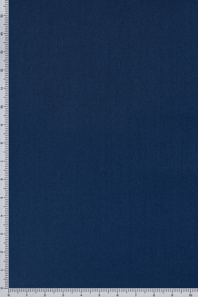 Loro Piana TASMANIAN 100% Virgin Ultra-Fine S170's Merino Wool Navy Blue Twill