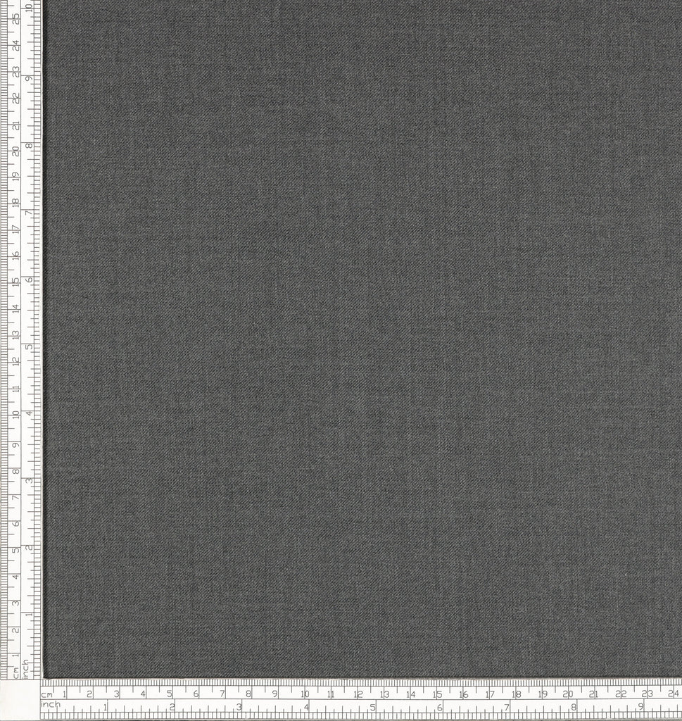 Winter Australis Super 150s Pure Native Australian Merino Wool Mid Grey Fine Twill